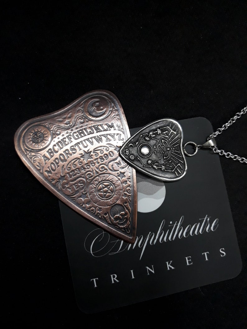Ouija Board With Sterling Silver Pendant Planchette Set. Etsy Australia