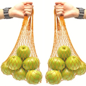 Vintage Crochet String Bag: Wiederverwendbare Einkaufstasche aus der Sowjetunion