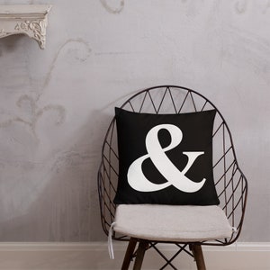 Ampersand Decor, Throw Pillow, Minimalist