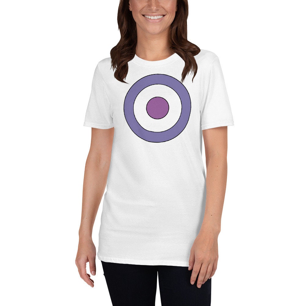 White Target Hawkeye Inspired Short 
