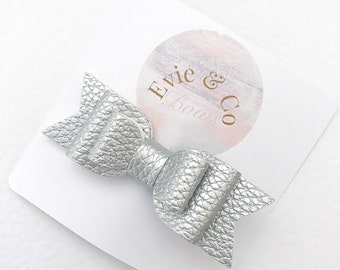 White - German Silver Hair Clip (Set of 2) 17