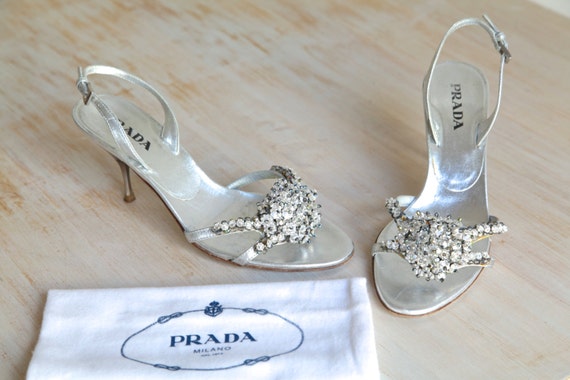 prada embellished sandals
