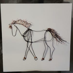 Horse Wire Sculpture