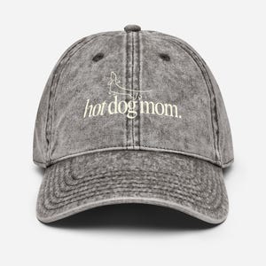 Gorra de algodón vintage para amantes de los perros salchichas. imagen 7