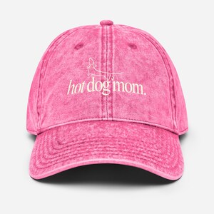 Gorra de algodón vintage para amantes de los perros salchichas. imagen 6
