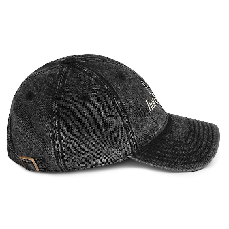 Gorra de algodón vintage para amantes de los perros salchichas. imagen 9