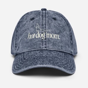 Gorra de algodón vintage para amantes de los perros salchichas. imagen 3