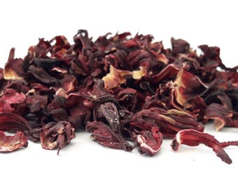 Dried Hibiscus Flowers - Flower Crafts Soap Candle Supplies Tincture Herbal Tea Infusion - Natural Dried Flowers Arrangements