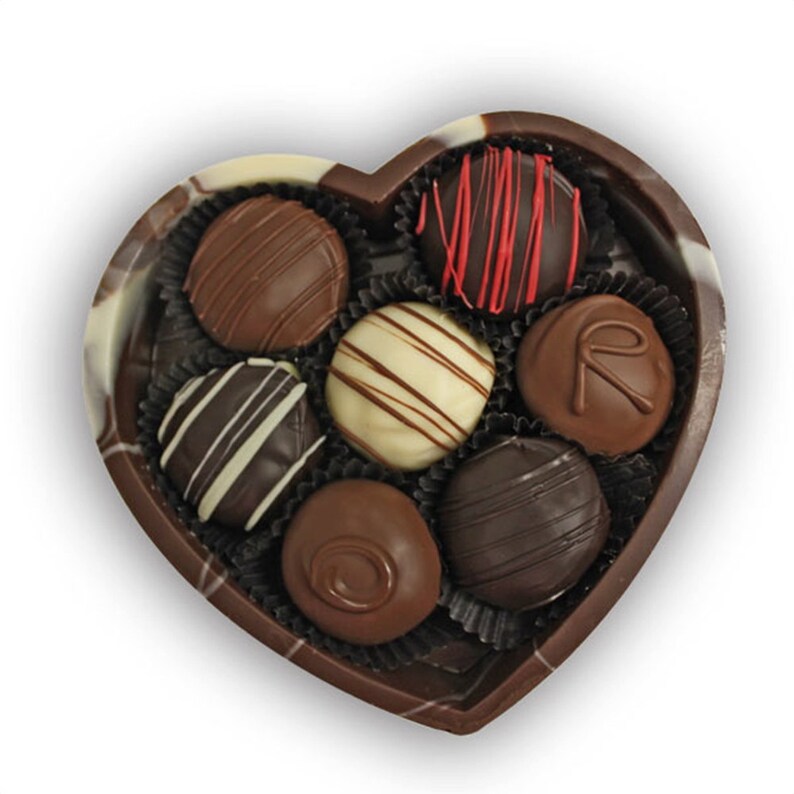 6.5cm Chocolate Heart Mould 65mm Two Part Chocolate Moulds Etsy UK