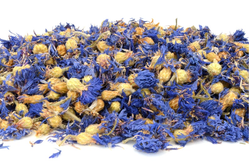 Blue Cornflower Flowers 100g Dried Best Quality Natural Etsy