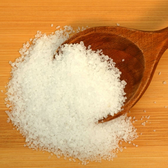 SAL MARINA | Flor de sal marina sin refinar de 11 onzas | Sal kosher 100%  natural – Vegana sin gluten orgánica sal de mesa condimentos alimentos