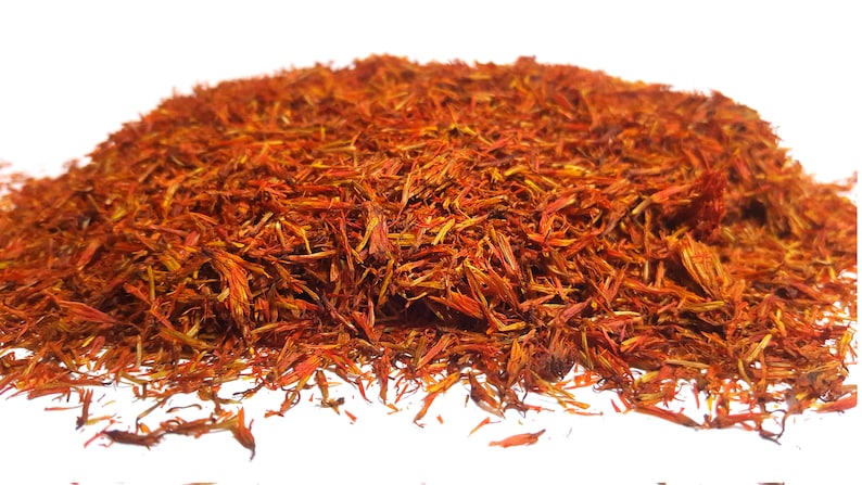 Dried Safflower Food Coloring Natural Dye Flower Crafts Soap Candle Supplies Tincture Herbal Tea Infusion Dried Flowers Arrangements image 3