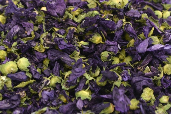 Blue Mallow Flowers 250g Dried Flowers Rabbit Treat Reptile Etsy