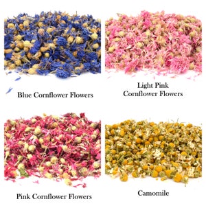 Dried Flowers 54 Types Culinary Grade Edible Flowers for Herbal Tea Cake Decoration Infusion Gin Tonic Dry Edible Petals UK Stock image 6