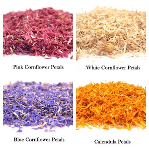 Natural Dried Flowers & Petals 60 Types Herbal Tea Supplies Infusion Gin Tonic Botanicals Highest Quality Flowers Free UK Shipping image 7