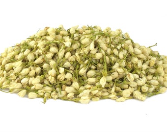 Jasmine Buds 5g 100g Edible Dried Flowers Tea Arts Crafts Decor Bath Bomb Soap Candle Resin Jewellery - Jasmin - UK Stock