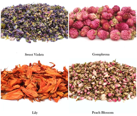 rose petals Marigold Petals, 12g Various Dried Flowers in Grams- lavender heather grains marigold 