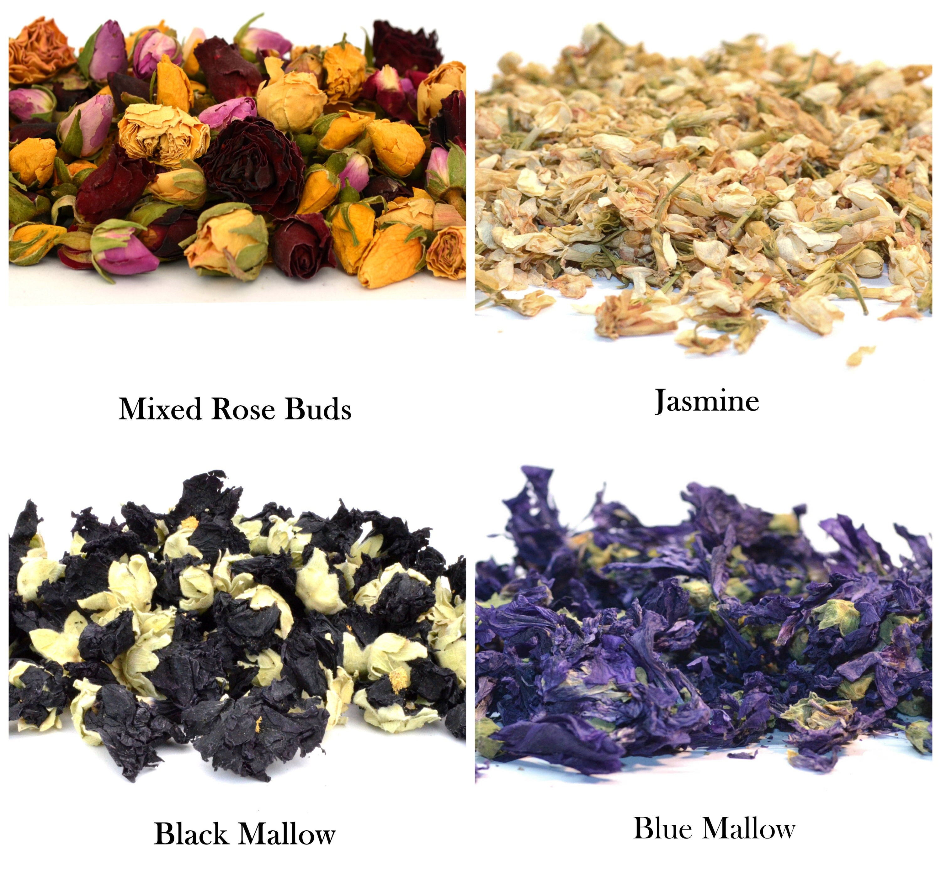 54 Types of Edible Dried Flowers & Petals for Tincture Tea Etsy UK
