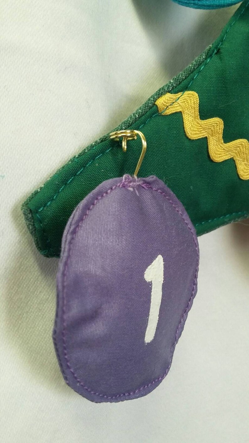Tree shaped reusable advent calendar