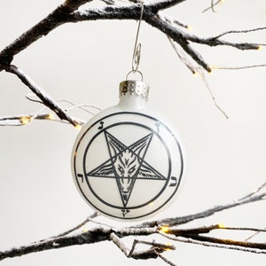 Pentagram Ornament // Christmas // Halloween // Satanism