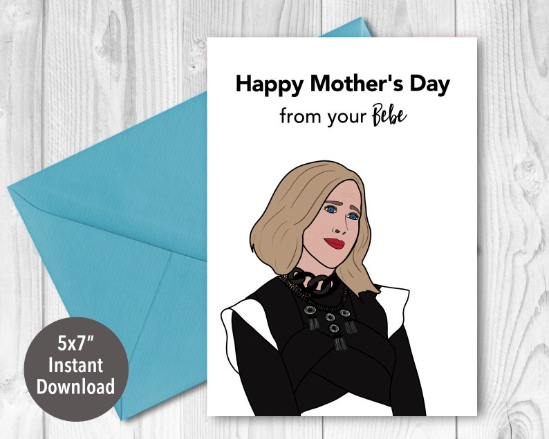 Happy Mothers Day Moira Rose Schitts Creek Card Etsy