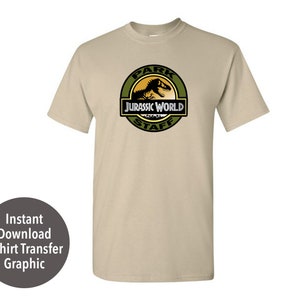 Direct Download - Jurassic World Park Staff T-shirt Transfer graphic