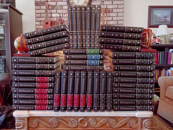 Encyclopedia Britannica 15th Edition 48 Volumes In Black Etsy
