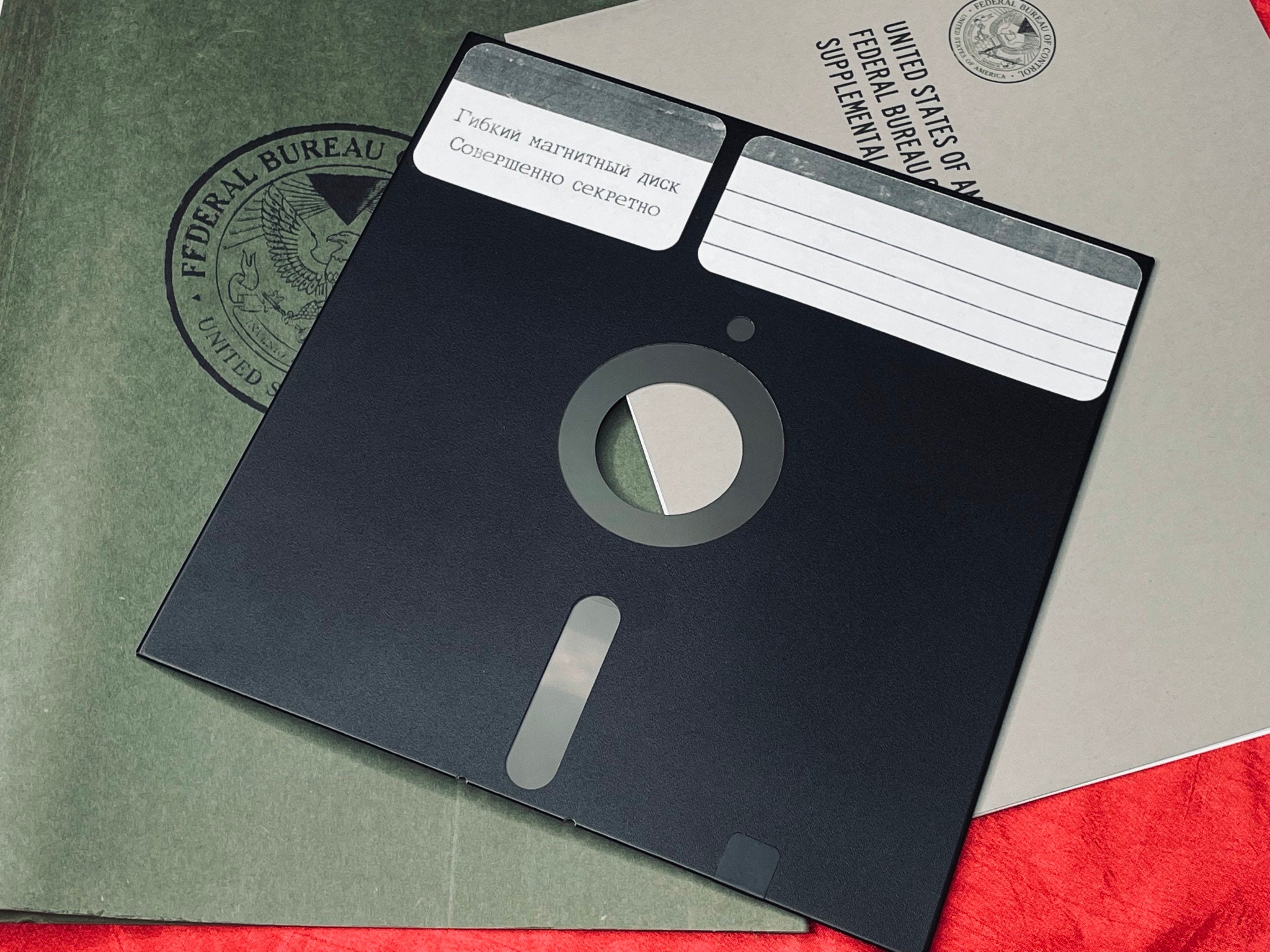 Control Inspired Floppy Disk Object of Power Replica Etsy