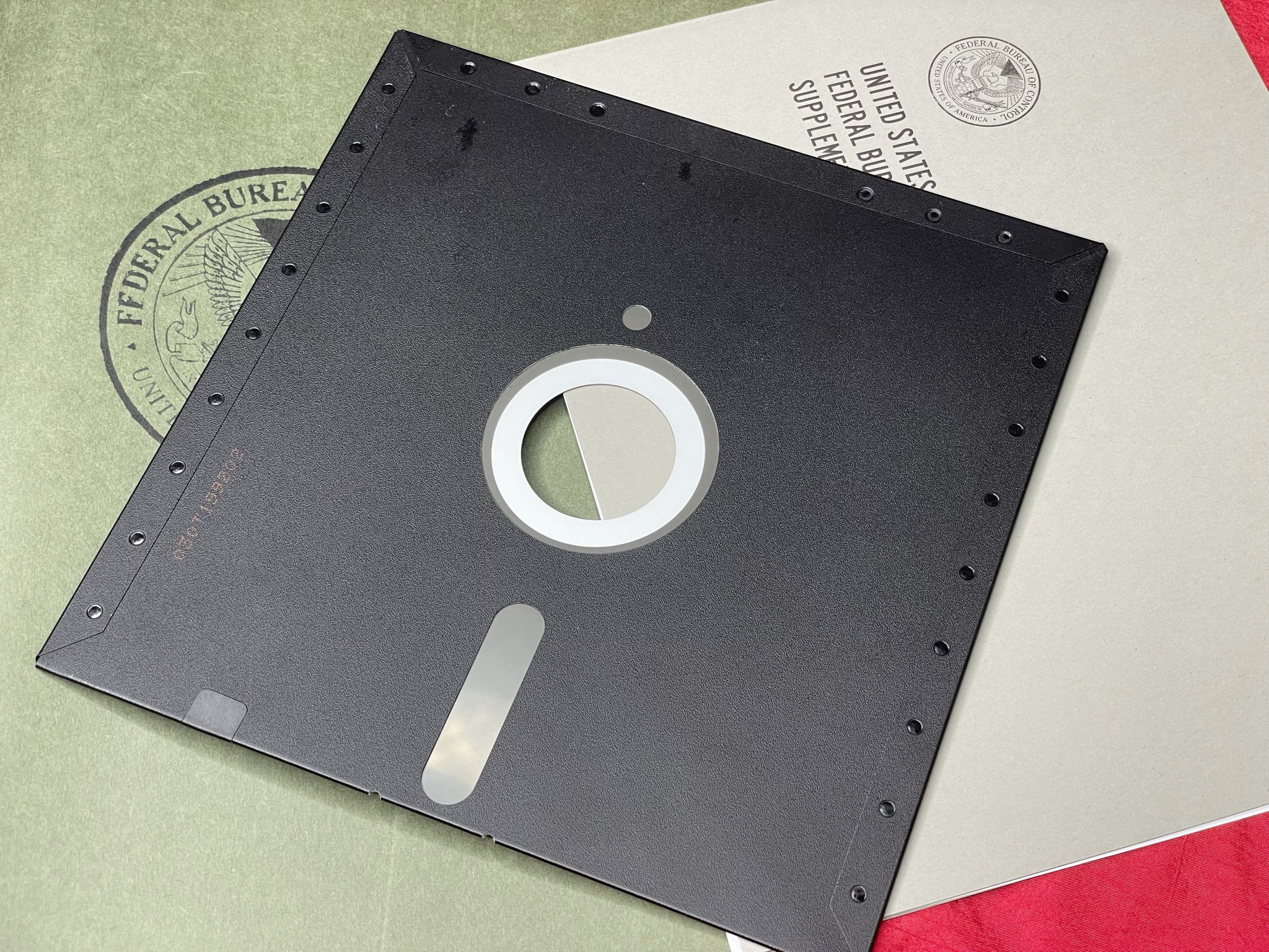 Control Inspired Floppy Disk Object of Power Replica Etsy
