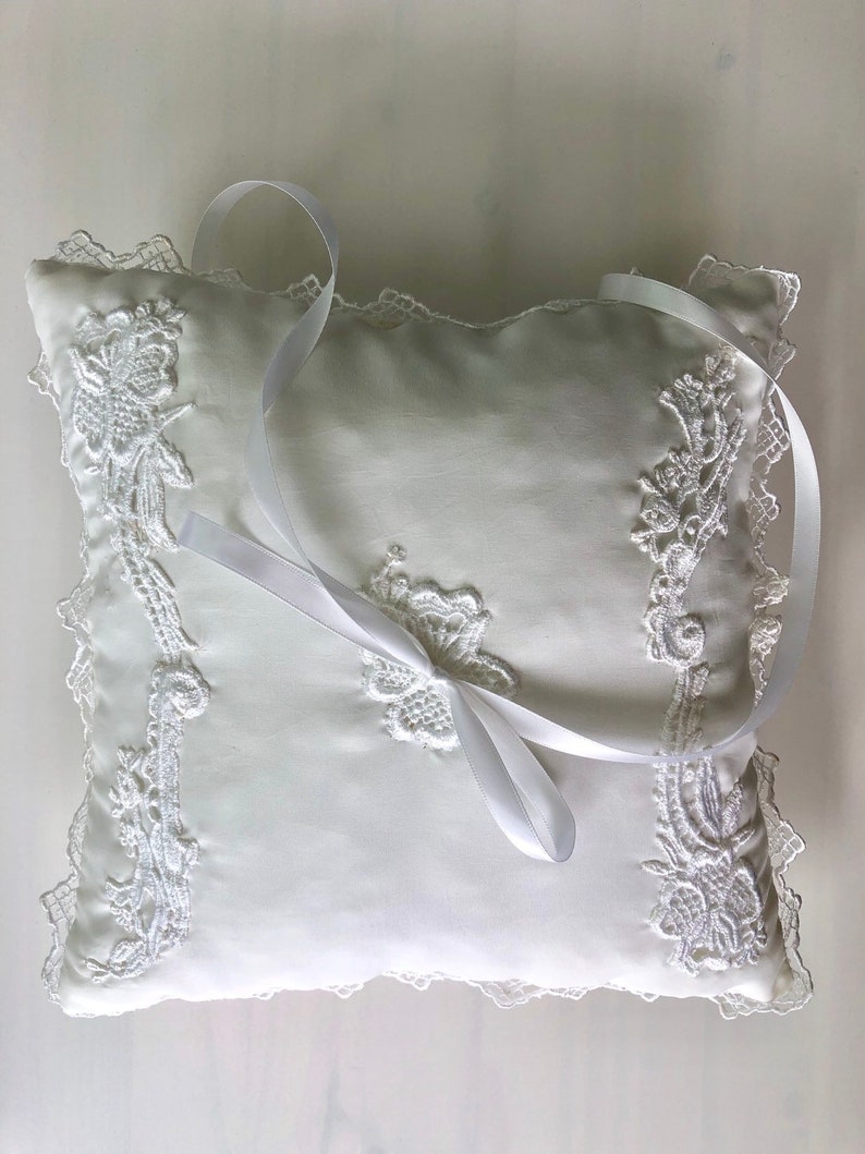 Ring Bearer Pillow Made Using Fabric From Your Etsy