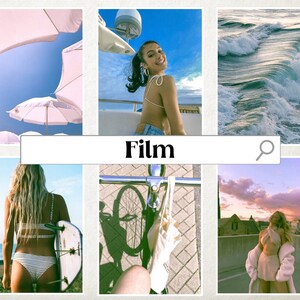 5 Film LIGHTROOM Presets Mobiele Desktop - 35mm Film - USA Film - Instagram - Polaroid - Wegwerpcamera - Vintage - Grainy - Influencer