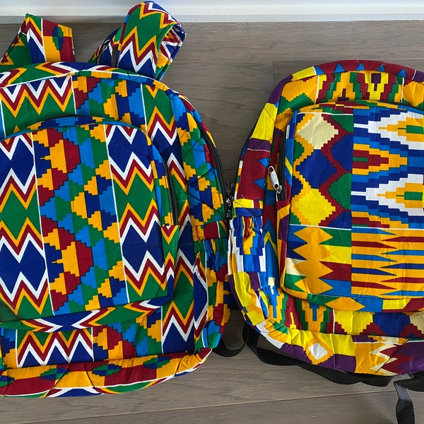 Small Ghanaian Fabric Backpack