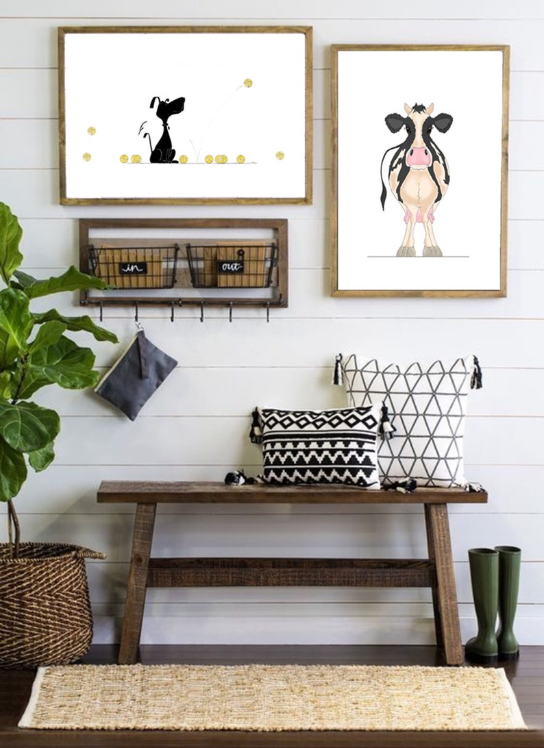 Dog Wall Art Print from the Original Ink Drawing Quote Poster | Etsy