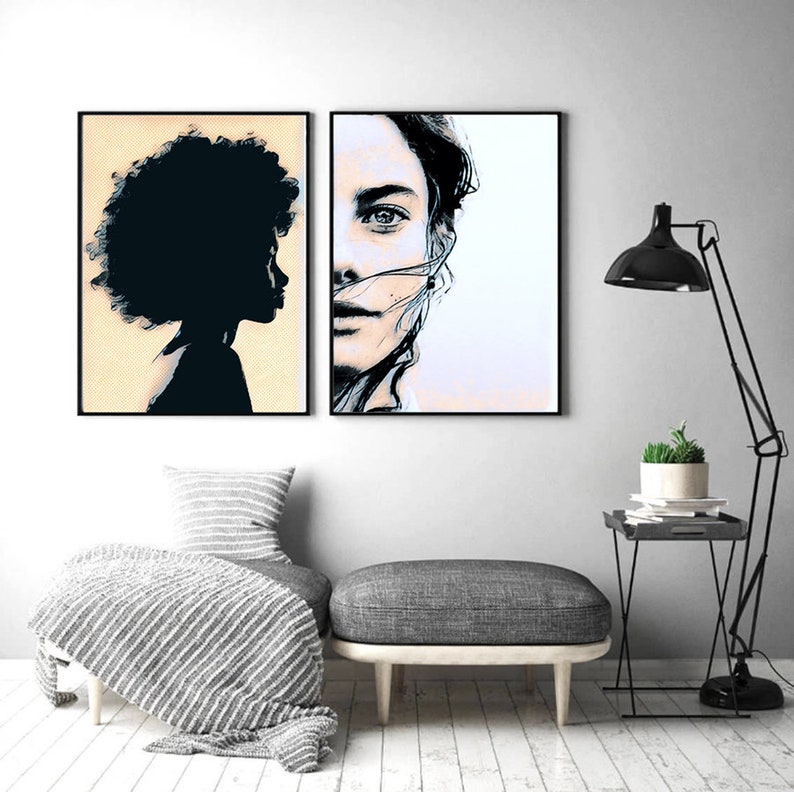 Set of 2 Art Prints, Gallery Wall, Bundle of 2 Wall Art Prints