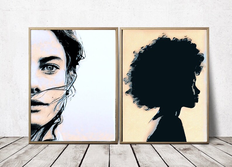 Set of 2 Art Prints, Gallery Wall, Bundle of 2 Wall Art Prints