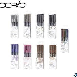 Copic Multiliner / 4 pezzi Penna Set Inchiostro colore / Disegno disegno disegno