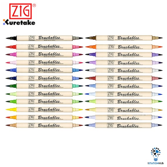 Zig Memory System Calligraphy Dual, Tip Markers 48/Pkg