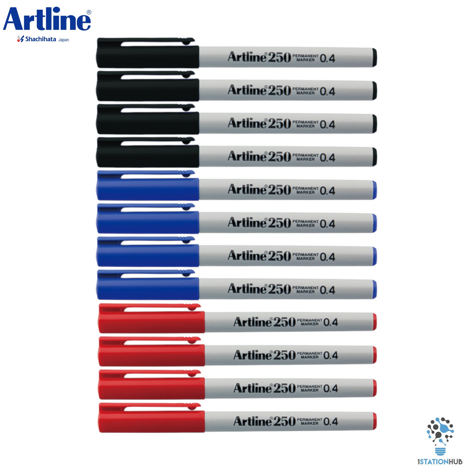 Artline Fabric Marker (White Ink) 1.2mm Bullet - Sold by the Dozen