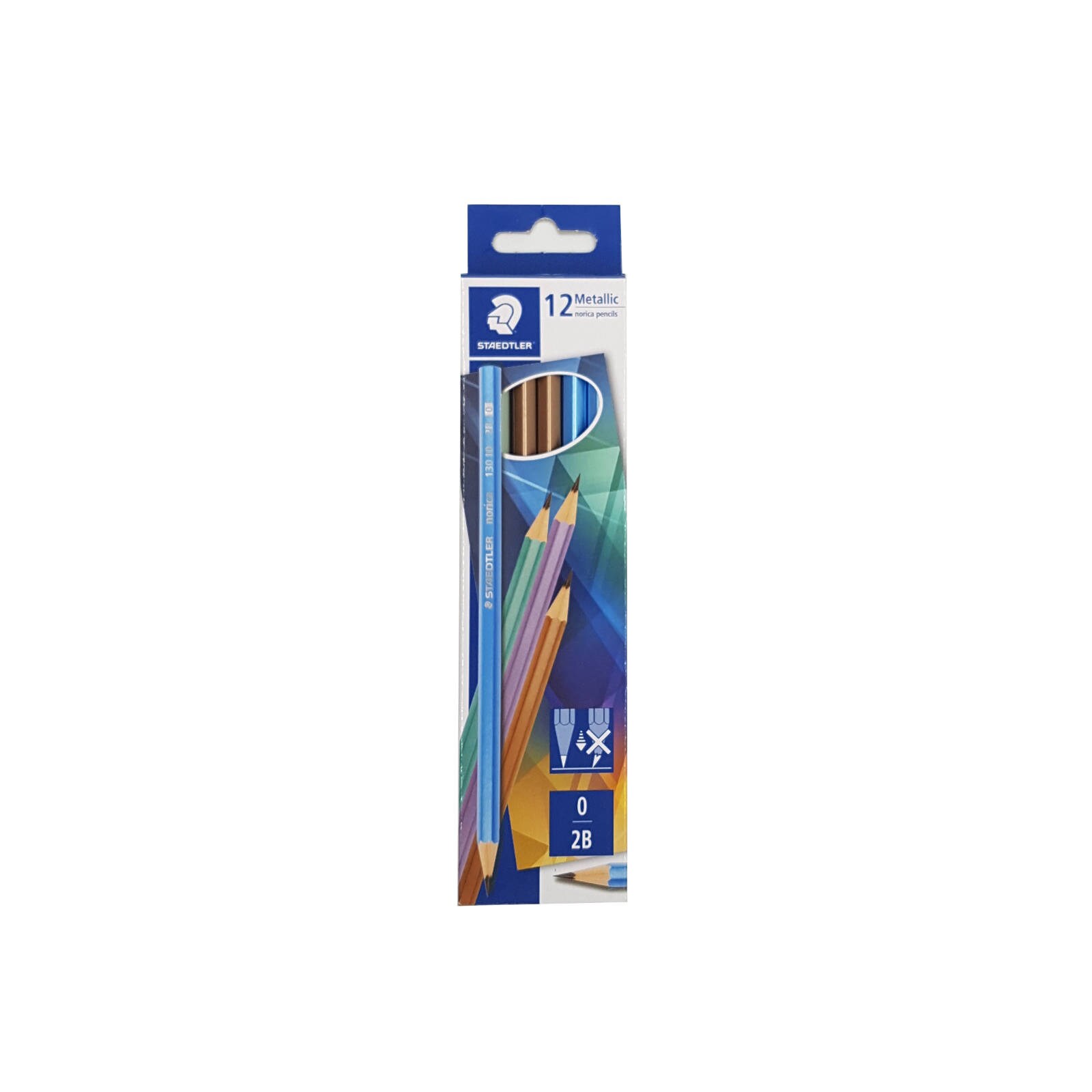 Staedtler Metallic Barrel Norica Graphite Hexagonal Pencil 2b Etsy Denmark