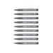 9 Artline Technical Drawing System Black Ink Pen Draw Graphic Design 0.05 mm 0.1 mm 0.2 mm 0.3 mm 0.4 mm 0.5 mm 0.6 mm 0.7 mm 0.8 mm 