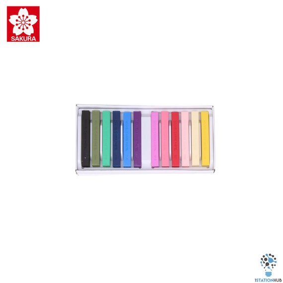 Sakura Nouvel Carre Pastel | 12 Colour Set | Set A/ Set B Sakura Nouvel Carre Pastel | 12 Colour Set | Set A/ Set B