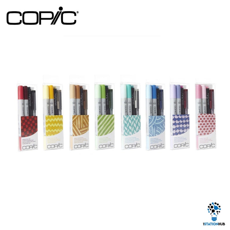 Copic Ciao marcador de colores Glitter Plumas Doodle conjuntos de regalo de Navidad