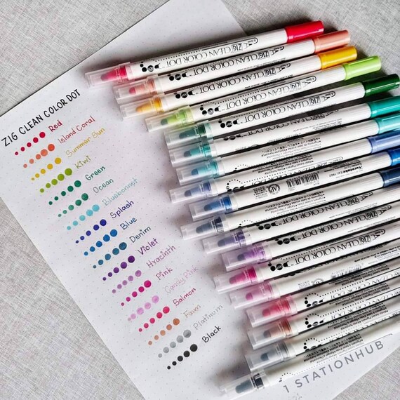 Zig Clean Color Dot Marker - Platinum