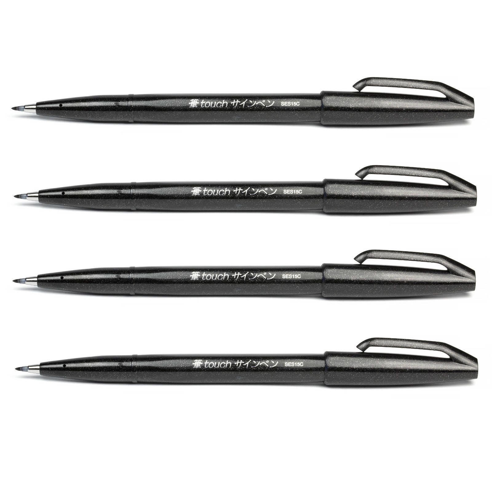 Pentel Fude Touch Brush Sign Pen - Black