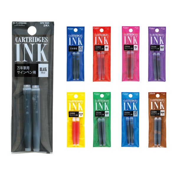 Platinum Preppy / Prefounte Fountain Pen Cartridge Ink Refill | SPN-100A