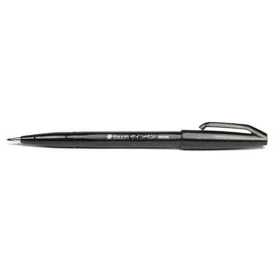 Pentel Fude Touch Brush Sign Pen - 2023 New Colors - 6 Color Bundle