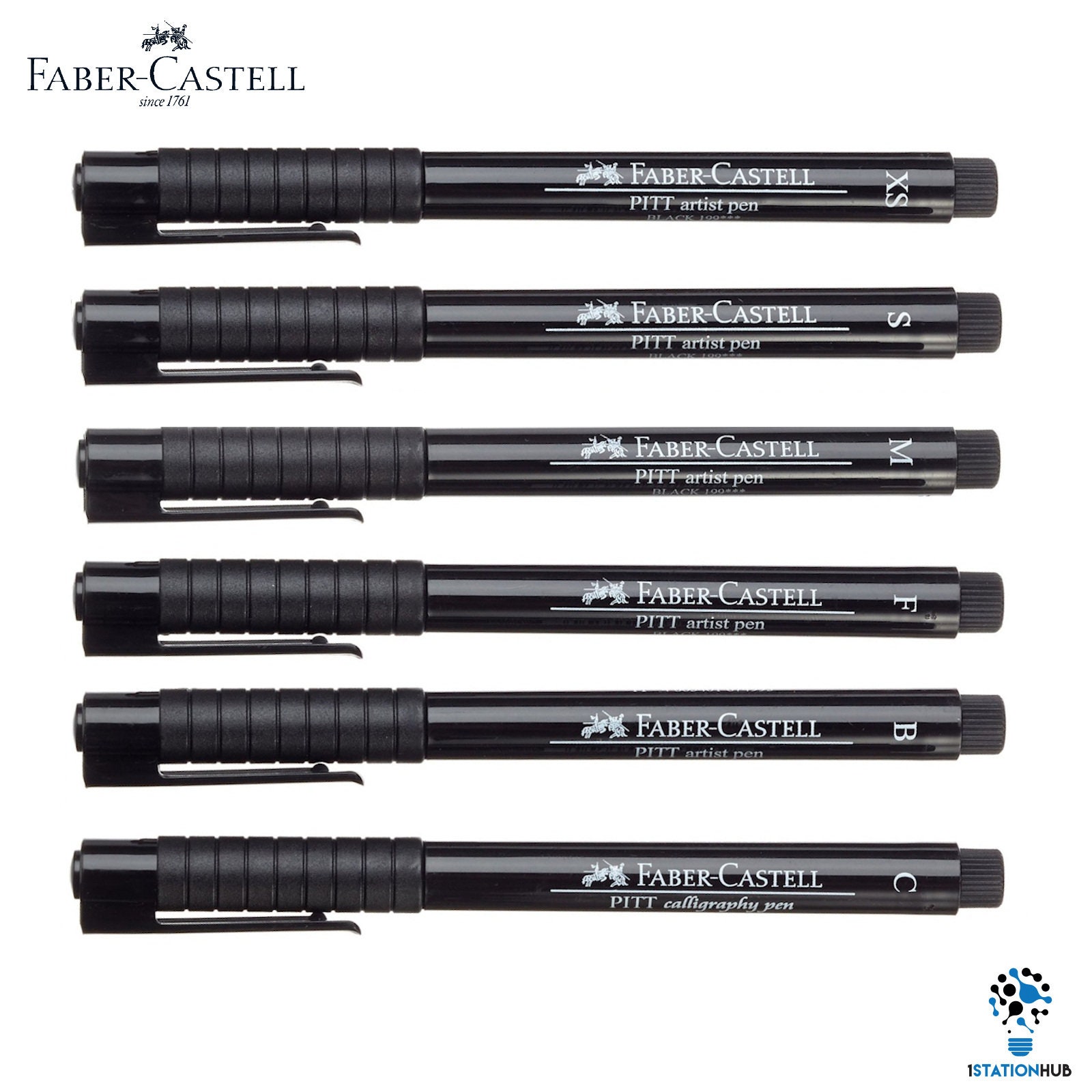 Faber-Castell Pitt Calligraphy Pens Chisel Tip, 2.5mm