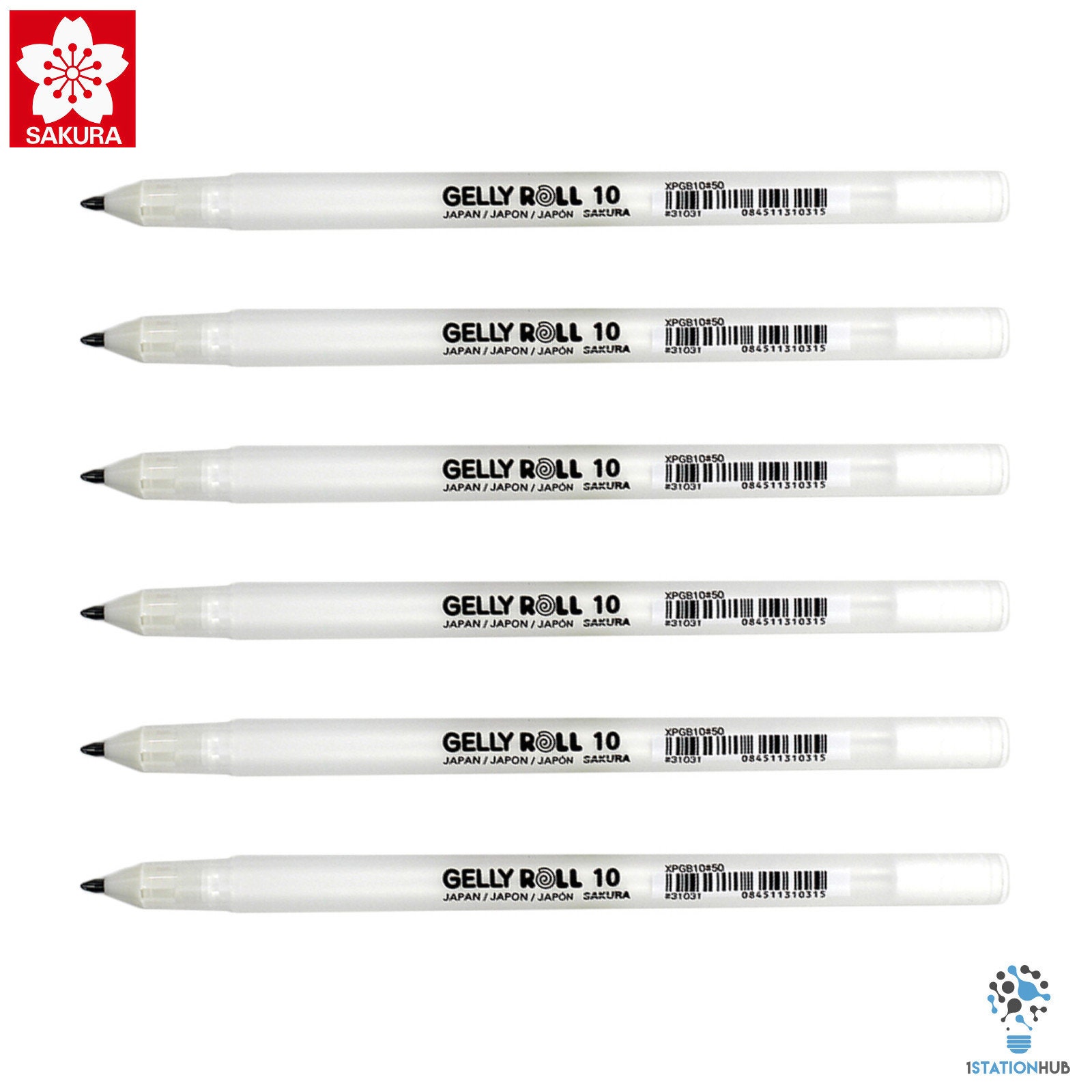 Gelly Roll Classic (10) Bold-White Pen