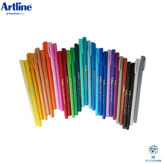 Artline Supreme Fine EPFS-210 Pen 0.6mm Nib Fineliner Color Pens Bullet  Journal Lettering Sketch Art Drawing Bujo 