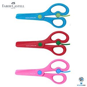 Faber Castell Spring Kids sax | Barnsäkerhetssax för småbarn | 2 st